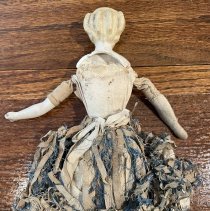 back of Fairbanks doll "Meta Rivers"