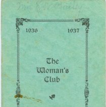 Fernandina Beach Women's Club Yearbooks (1935 - 1940)