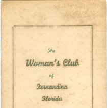 Fernandina Beach Women's Club Yearbooks (1940 - 1945)