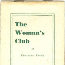 Fernandina Beach Women's Club Yearbooks (1951 - 1955)