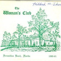 Fernandina Beach Women's Club Yearbooks (1980 - 1985)