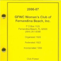 Fernandina Beach Women's Club Yearbooks (2006 - 2013)