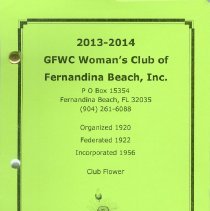 Fernandina Beach Women's Club Yearbooks (2013 - 2016)