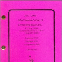 Fernandina Beach Women's Club Yearbooks (2017 - 2021)
