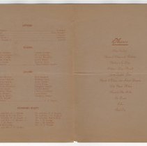 1936 Fernandina High School Annual Banquet Program