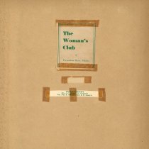 Fernandina Beach Woman's Club 1954-55 scrapbook