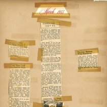 Fernandina Beach Woman's Club 1954-55 scrapbook