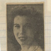 Announcement of wedding between Anne Elizabeth Waas to Ernest P. Davis, Jr.