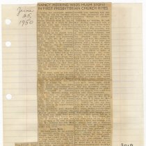 Wedding Announcement: Nancy Herring and Hugh Stone