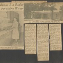 Fernandina Beach Woman's Club 1960-61 scrapbook