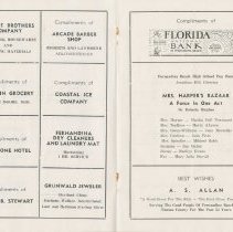 "The Follies" pamphlet september 27, 1956