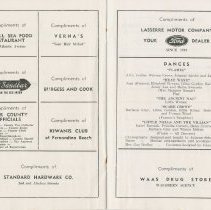 "The Follies" pamphlet september 27, 1956