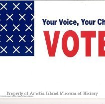 Voter Registration Office poster