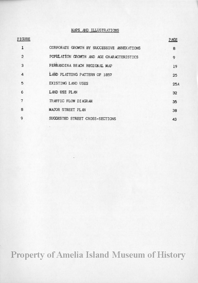 Comprehensive City Plan Fernandina Beach, Florida, 1961 Volume 1