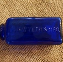 Blue Medicine Bottle