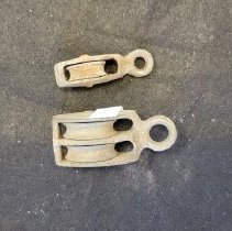 Pair of Metal Pulleys