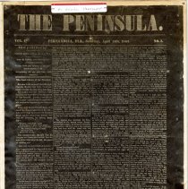 The Peninsula Saturday April 18, 1863