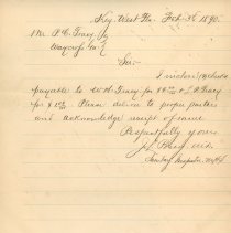 Letter from J.L. Posey