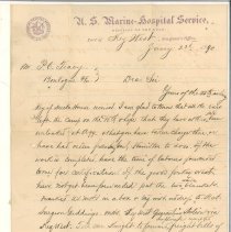 Letter from J.L. Posey