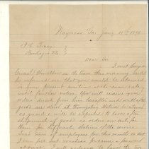 Letter from J.L. Posey