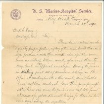 Letter from J.L. Posey