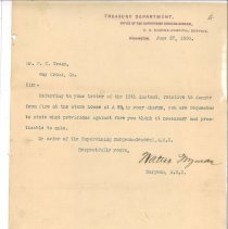 Letter regarding fire prevention