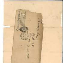 Letter regarding fire prevention cost