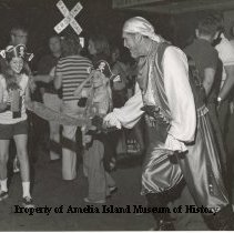 Shrimp Festival May 1972 - Unknown Pirate and kids