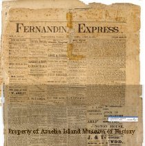 Fernandina Express April 23, 1881 front