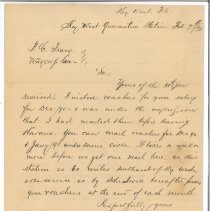Letter from J.L. Posey