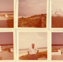 Beach view from Seaside Inn including Hutchins Family m