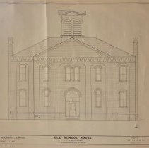 Architectural Drawing of Old School House