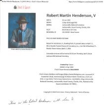 Henderson, R. M.  (01)