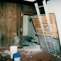 10 N. 2nd Street. Photos and negatives of before and during restoration