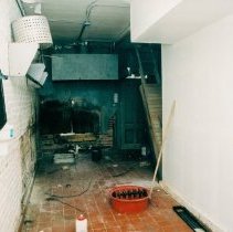 10 N. 2nd Street. Photos and negatives of before and during restoration