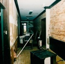 10 N. 2nd Street. Photos and negatives of before and during restoration