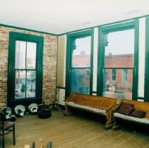 10 N. 2nd Street. Photos and negatives of before and during restoration