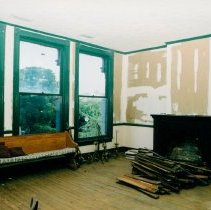 10 N. 2nd Street. Photos and negatives of before and during restoration