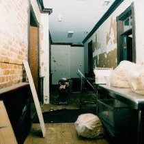 10 N. 2nd Street. Photos and negatives of before and during restoration