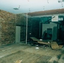 10 N. 2nd Street. Photos and negatives of before and during restoration