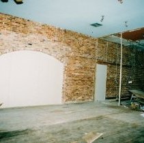 10 N. 2nd Street. Photos and negatives of before and during restoration