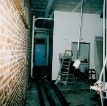 10 N. 2nd Street. Photos and negatives of before and during restoration