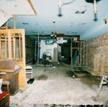 10 N. 2nd Street. Photos and negatives of before and during restoration