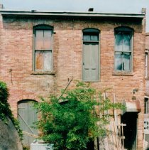 10 N. 2nd Street. Photos and negatives of before and during restoration