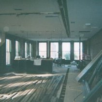 10 N. 2nd Street. Photos and negatives of before and during restoration