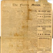 The Florida Mirror August 4, 1899 Page 1