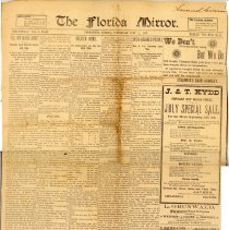 The Florida Mirror Wednesday July 5, 1899 Page 1
