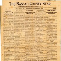 The Nassau County Star Thursday September 20, 1906 Page 1