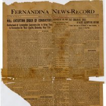 The Fernandina News-Record Thursday March 2, 1911 Page 1