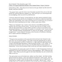 Biography--Mitchell, David